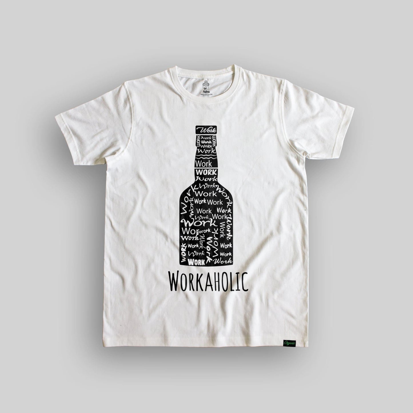 Workaholic Unisex Organic Cotton T-shirt - Yo aatma