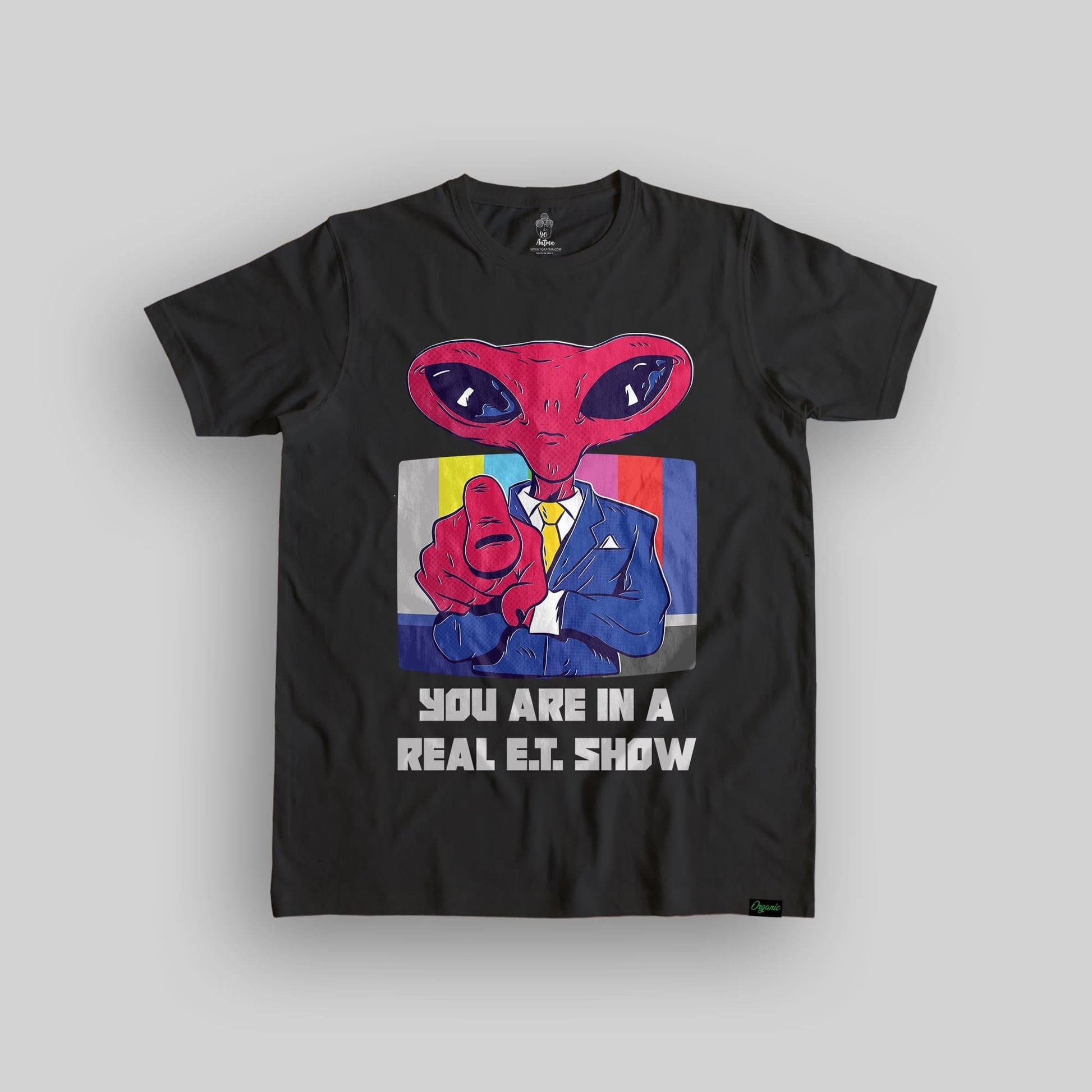 The Show Must Go On Unisex Organic Cotton T-shirt - Yo aatma