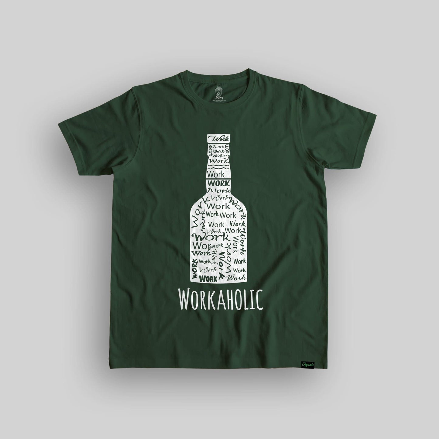Workaholic Unisex Organic Cotton T-shirt - Yo aatma