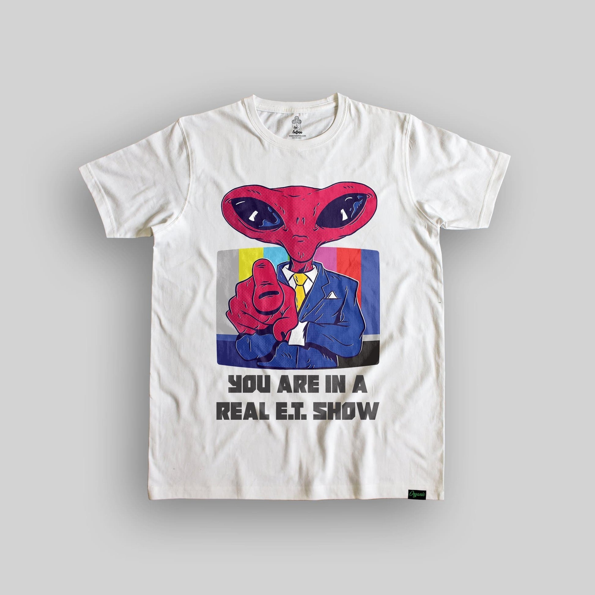 The Show Must Go On Unisex Organic Cotton T-shirt - Yo aatma